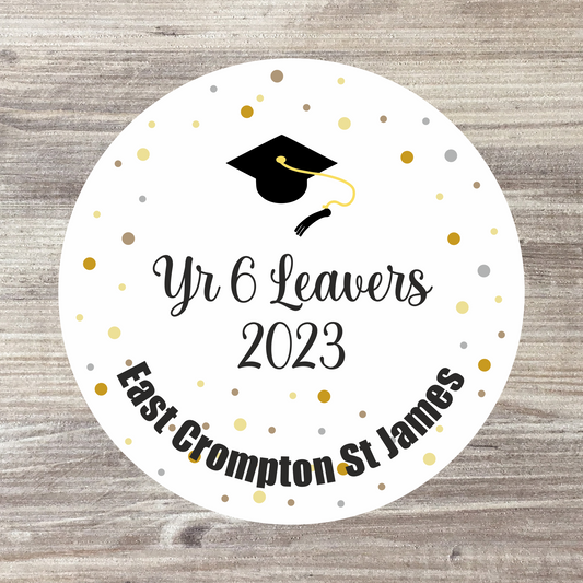 48 x Year 6 Leavers School Stickers