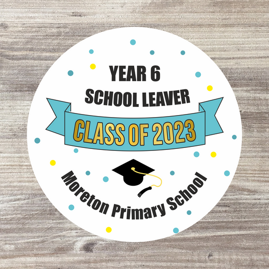 48 x Year 6 Graduation School Stickers