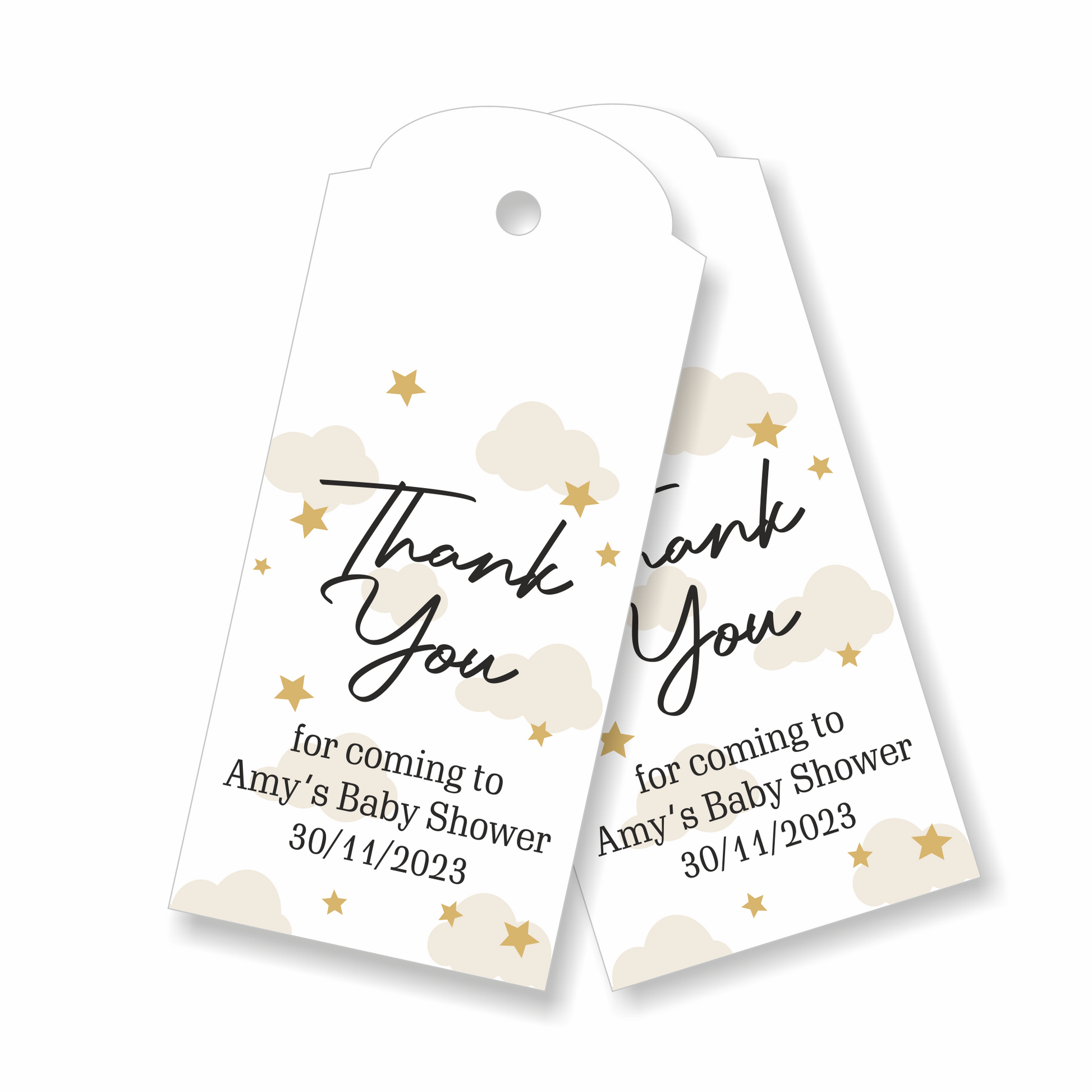 Thank you gift tags baby deals shower