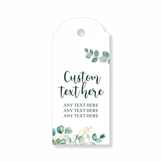 30 x Personalised Gift Tags, Thank You, Wedding, Baby Shower Favours, Labels